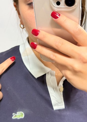 Gri Denim Polo Yaka Kısa Kollu Tişört - Görsel 3