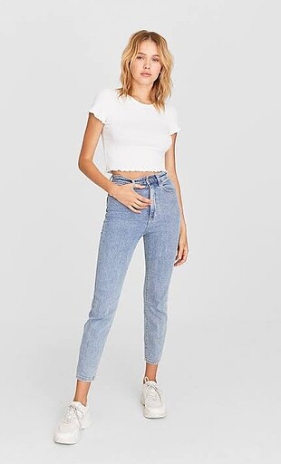 Stradivarius Mom Jean