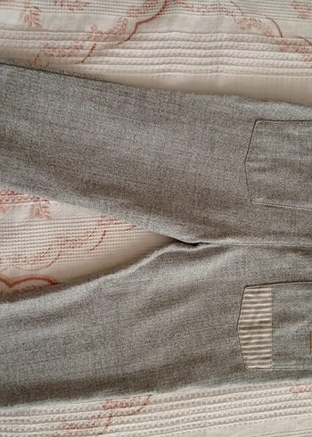 Gri Düğmeli Erkek Bebek Pantolon - Görsel 13