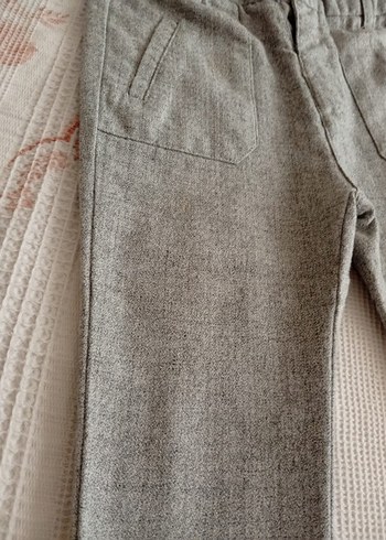 Gri Düğmeli Erkek Bebek Pantolon - Görsel 10