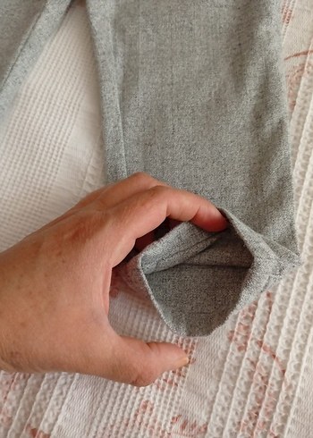 Gri Düğmeli Erkek Bebek Pantolon - Görsel 11