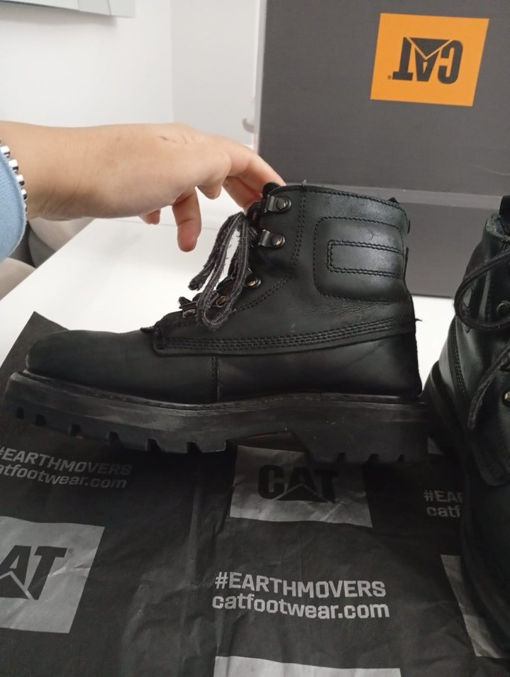 Siyah Deri erkek çocuk Bot - Görsel 3