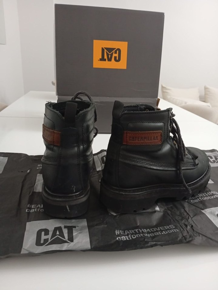 Siyah Deri erkek çocuk Bot - Görsel 4