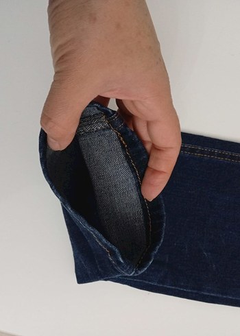 Kadın Lacivert Regular Fit Kot Pantolon - Görsel 4