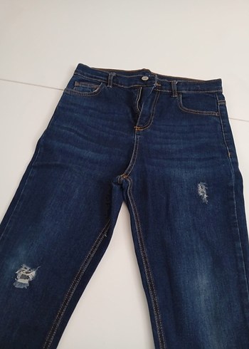 Kadın Lacivert Regular Fit Kot Pantolon - Görsel 9