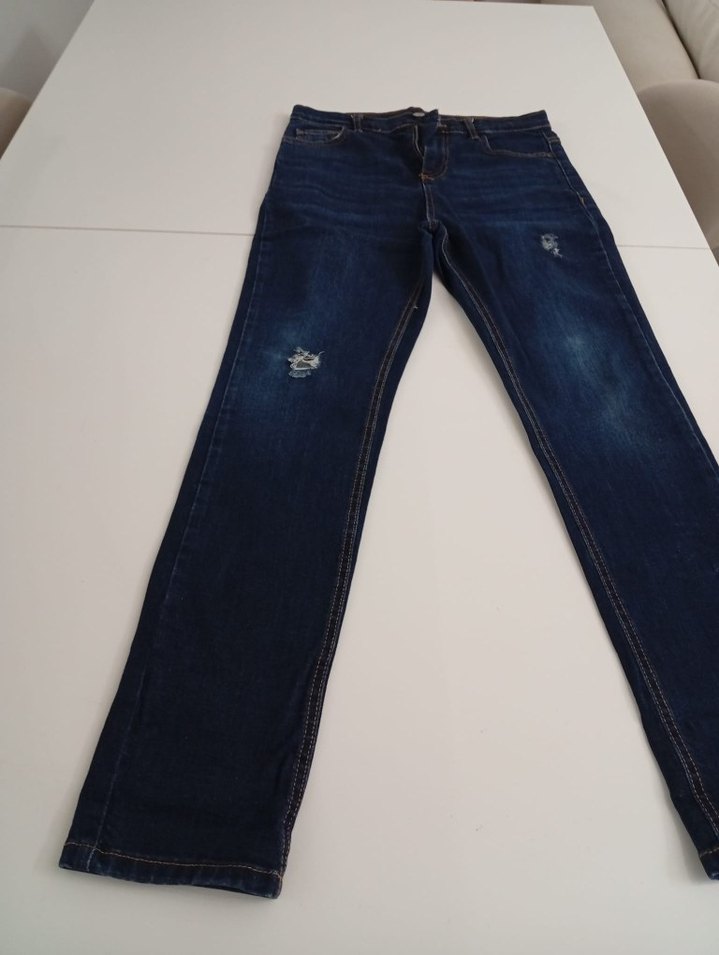 Kadın Lacivert Regular Fit Kot Pantolon - Görsel 3