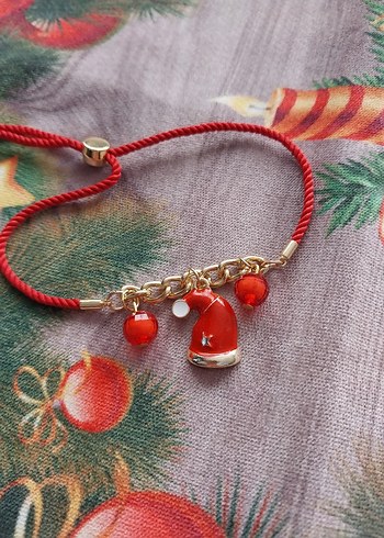 Renkli Boncuklu Yılbaşı Kadın Bileklik - Görsel 2