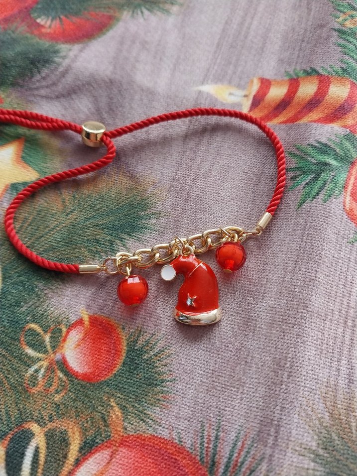 Renkli Boncuklu Yılbaşı Kadın Bileklik - Görsel 2