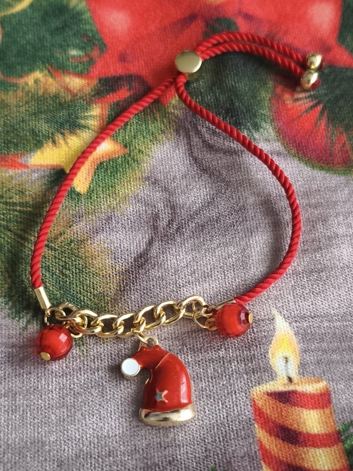 Renkli Boncuklu Yılbaşı Kadın Bileklik - Görsel 3