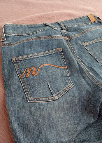 36 Beden mavi Renk Kadın Kot Şort Mini Boy Regular Fit