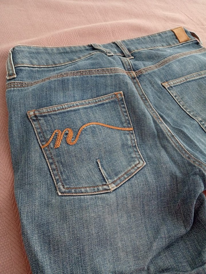 Kadın Kot Şort Mini Boy Regular Fit - Görsel 4