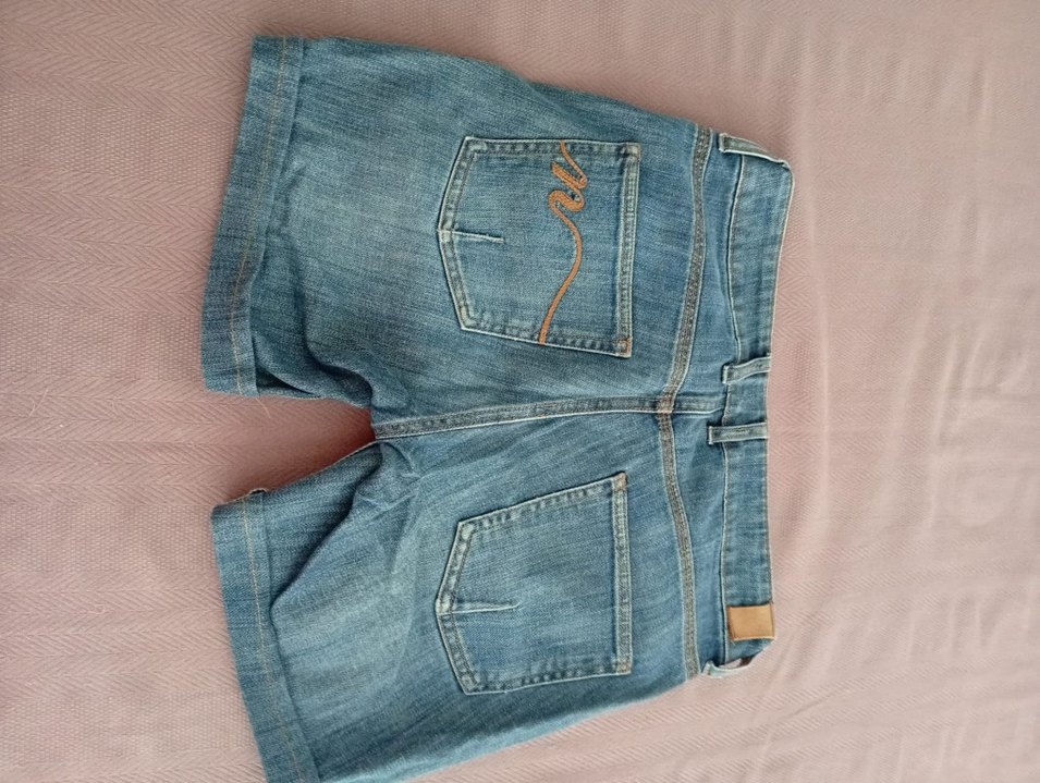 Kadın Kot Şort Mini Boy Regular Fit - Görsel 3