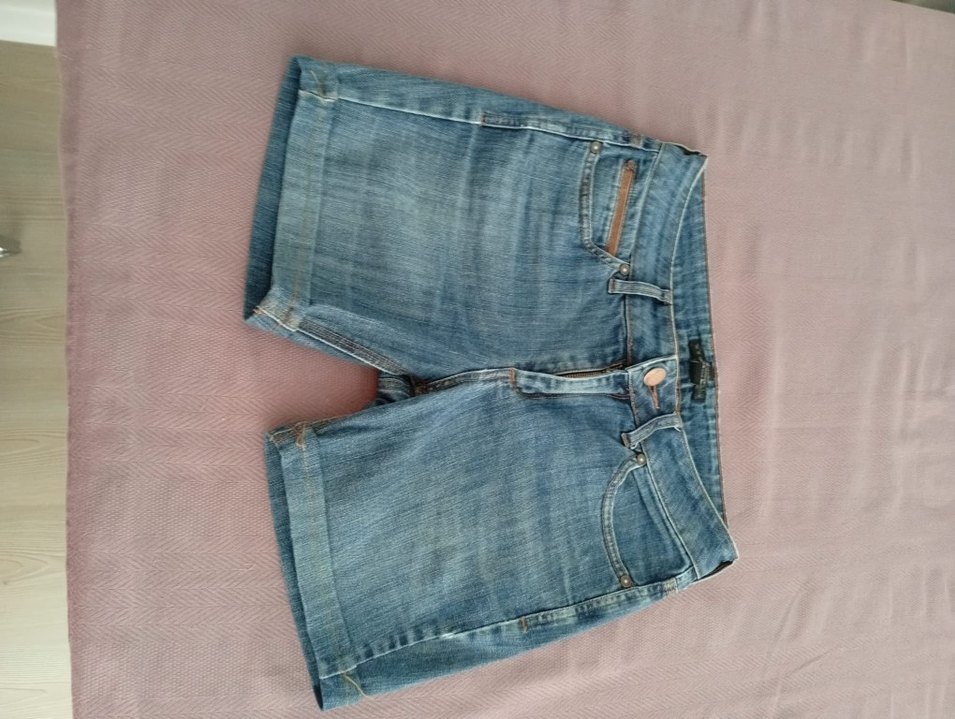 Kadın Kot Şort Mini Boy Regular Fit - Görsel 2