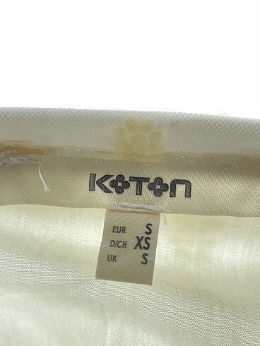 s Beden beyaz Renk Koton Çan Etek %70 İndirimli.