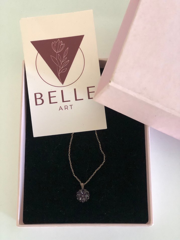 Pembe Mini Zincir Detaylı Bohem Kolye - Görsel 2