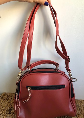 Kahverengi Deri Kadın Çanta - Görsel 2