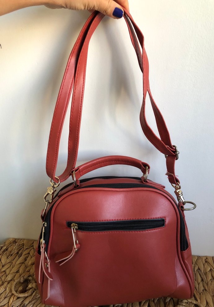 Kahverengi Deri Kadın Çanta - Görsel 2