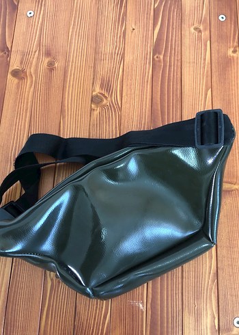 Kadın Haki Fermuarlı Crossbody Çanta - Görsel 4