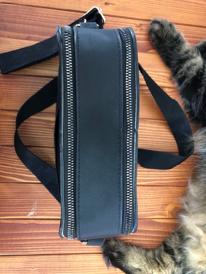 Tokalı Siyah Deri Kadın Çanta - Görsel 3