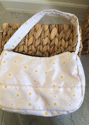 Bej Baskılı Kadın Omuz Çantası - Görsel 4