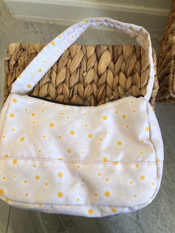 Bej Baskılı Kadın Omuz Çantası - Görsel 4