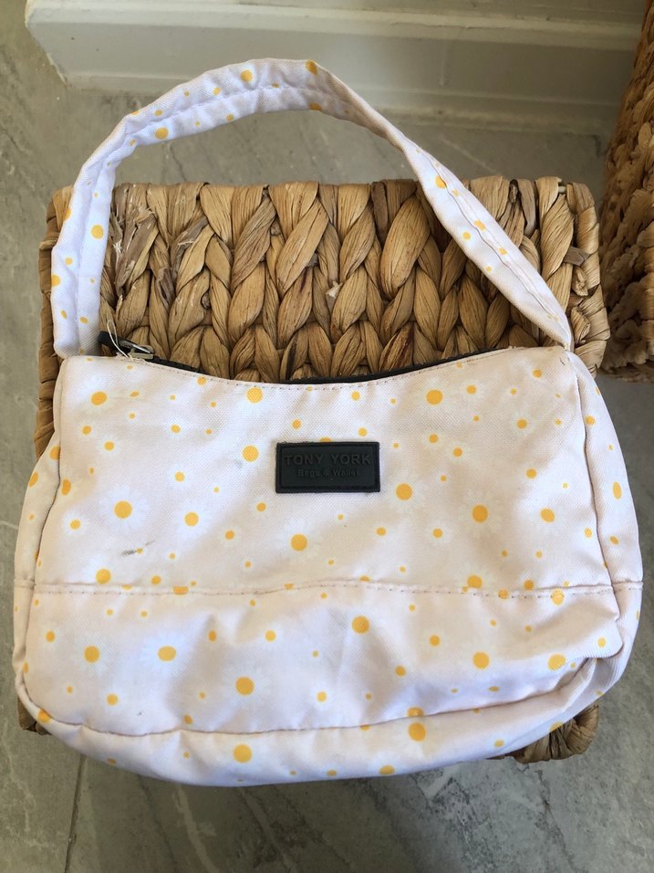 Bej Baskılı Kadın Omuz Çantası - Görsel 3