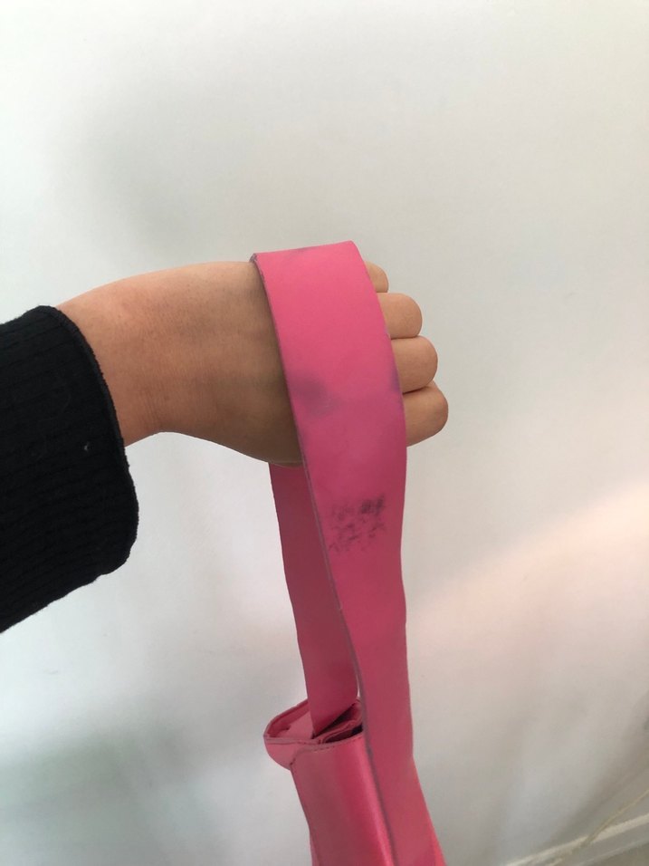 Pembe Kemer Detaylı Kadın Çanta - Görsel 3