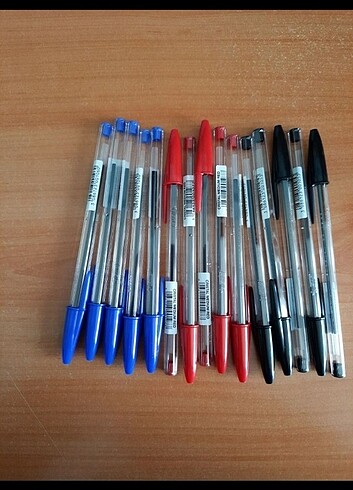 Faber Castell ve bic tükenmez kalemler
