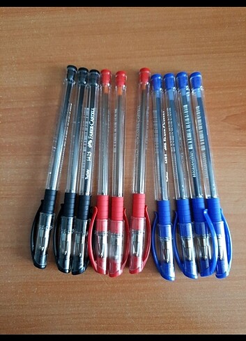 Faber Castell ve bic tükenmez kalemler 