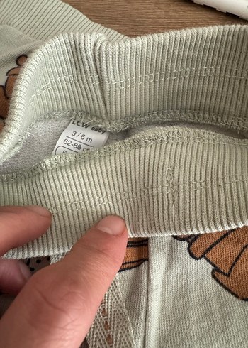 Kahverengi Desenli bebek ikili takım - Görsel 4