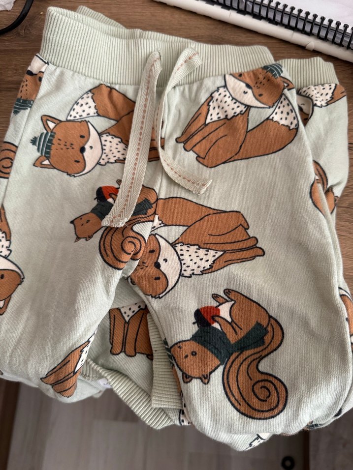 Kahverengi Desenli bebek ikili takım - Görsel 2