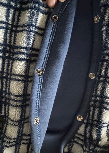 Ekose Desenli Gri Bebek Tulumu - Görsel 7