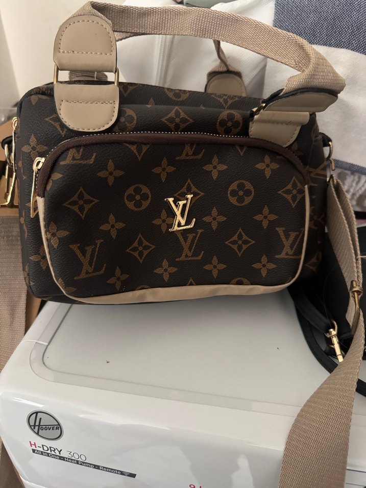 Kahverengi Deri Louis Vuitton Kadın Çanta - Görsel 5