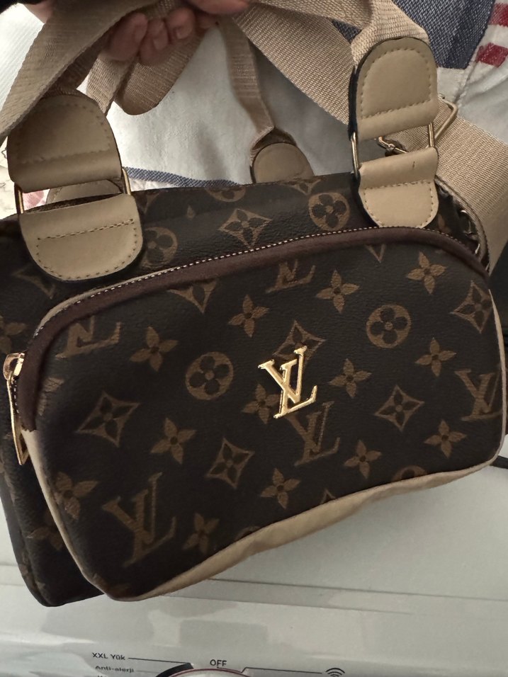 Kahverengi Deri Louis Vuitton Kadın Çanta - Görsel 4