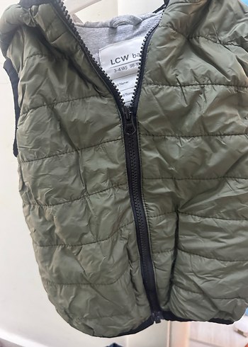 LCW Baby Gri Kapüşonlu Midi Mont - Görsel 5