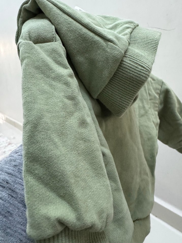 Erkek Çocuk Yeşil Baskılı Sweatshirt - Görsel 4