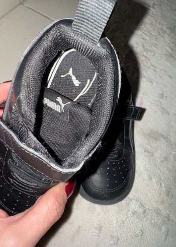 Siyah Erkek Çocuk Cırt Cırtlı Spor Ayakkabı puma - Görsel 3