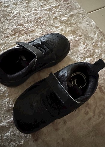 Siyah Erkek Çocuk Cırt Cırtlı Spor Ayakkabı puma - Görsel 4