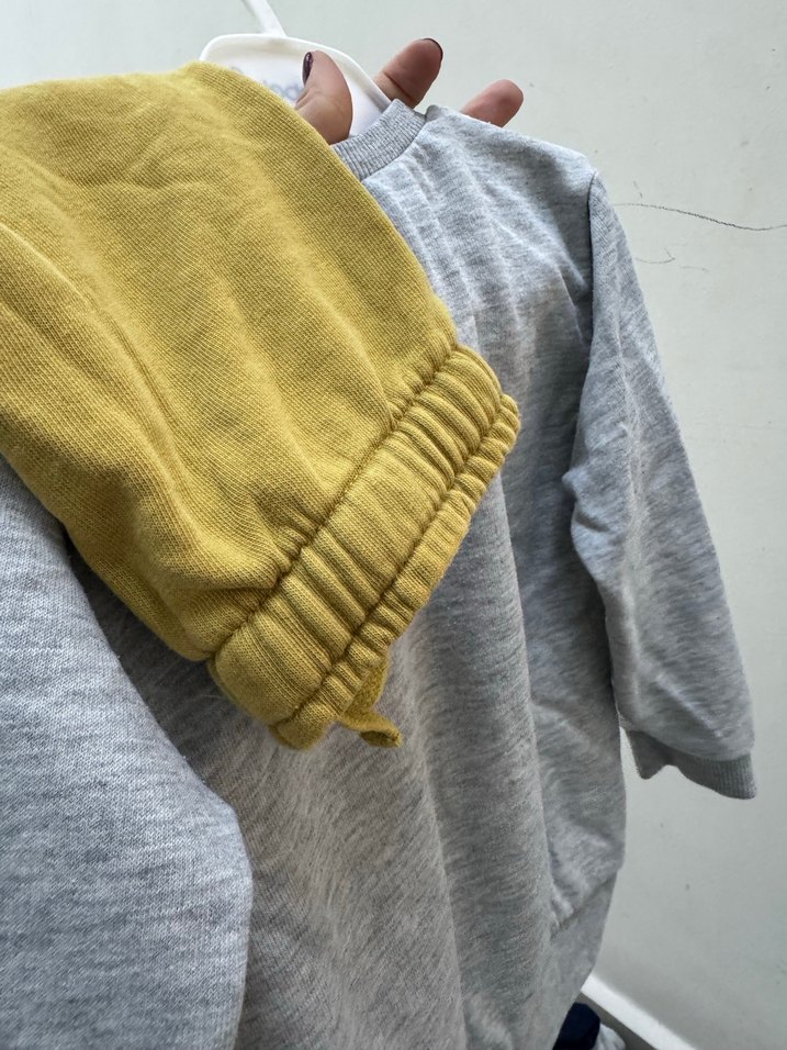 Gri Erkek Çocuk Uzun Kollu Sweatshirt - Görsel 3