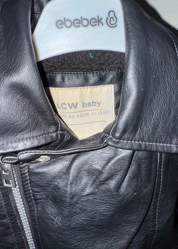 Erkek Çocuk Siyah Deri Biker Ceket - Görsel 7