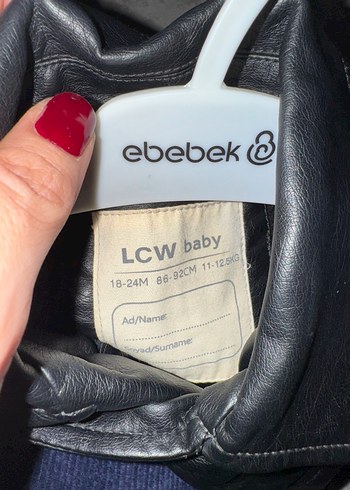 Erkek Çocuk Siyah Deri Biker Ceket - Görsel 8