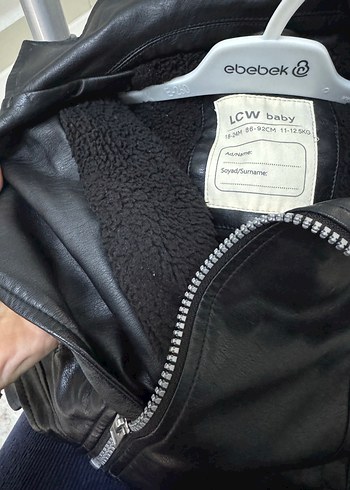 Erkek Çocuk Siyah Deri Biker Ceket - Görsel 4