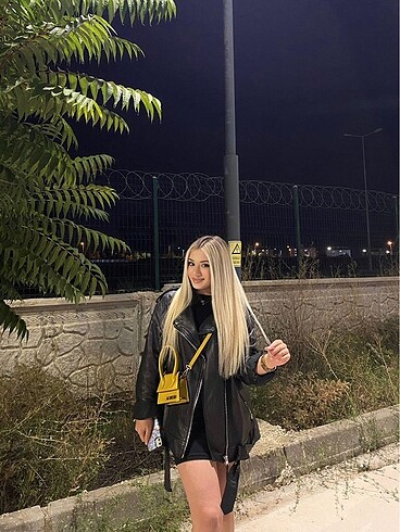 s Beden Deri ceket