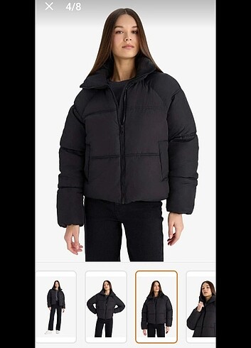 Kadın midi mont - Görsel 2