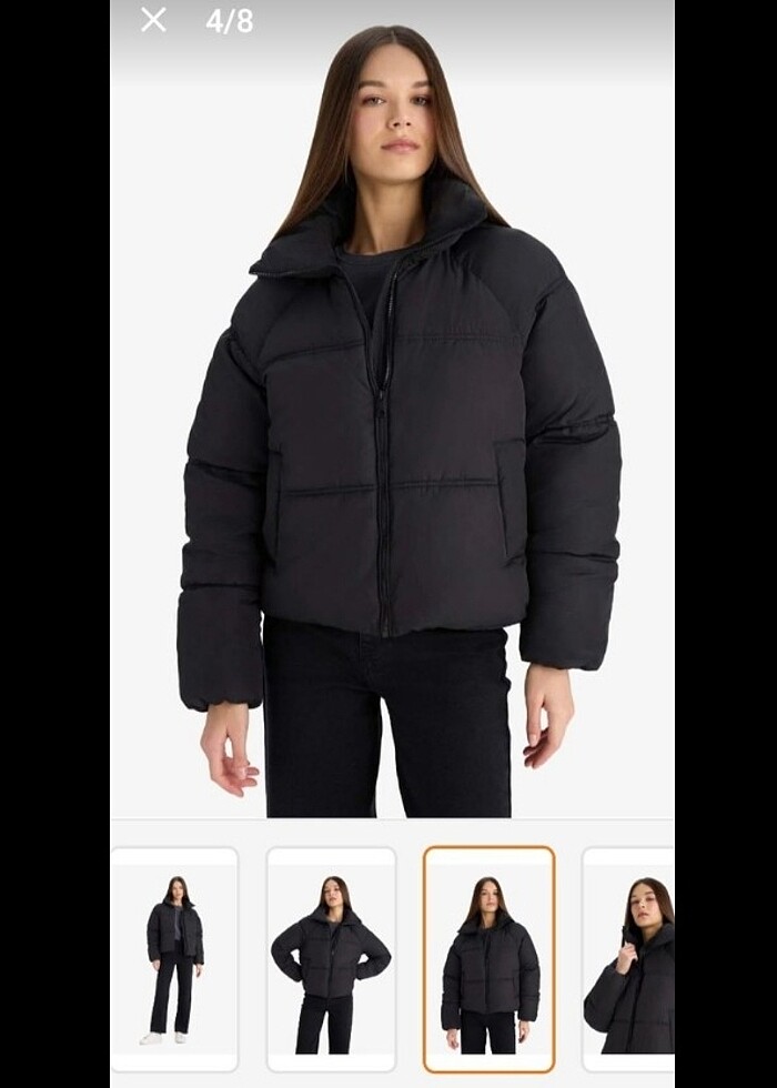 Kadın midi mont - Görsel 2