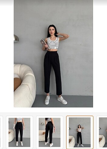Siyah kadın pantolon - Görsel 2