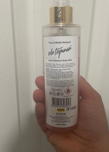  Beden Crave Shimmer Vücut Spreyi