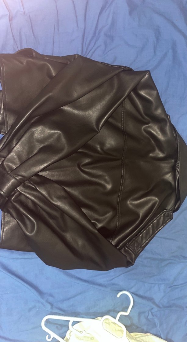 Lcw Kadın Siyah Deri Biker Ceket - Görsel 2