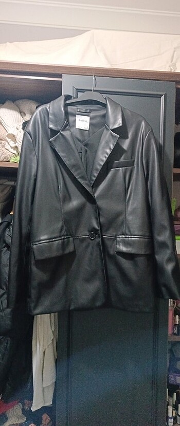 Bershka deri ceket