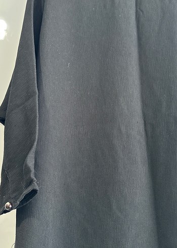 Siyah Kadın Midi Boy Salaş Tunik - Görsel 2